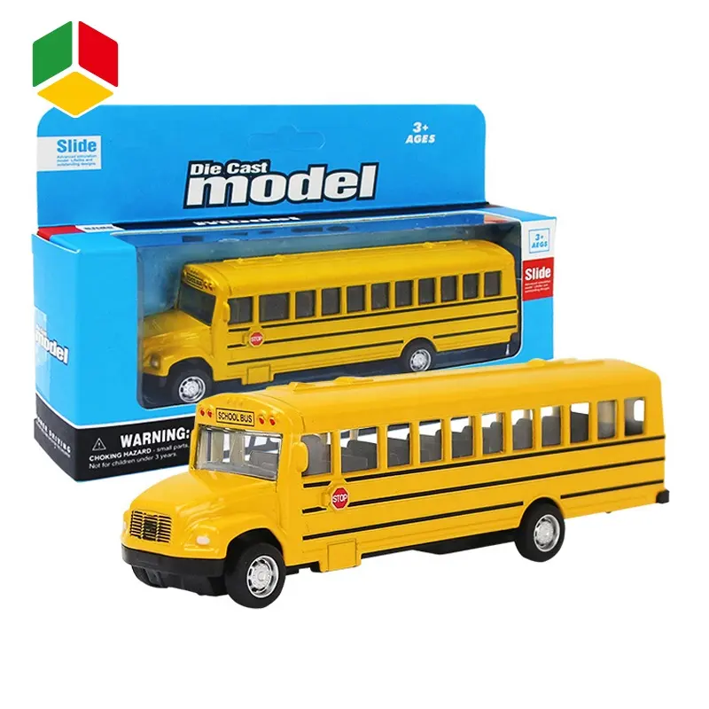 QS Toy-Coche de juguete de simulación de coche amarillo, modelo personalizado, autobús escolar, gran oferta, Amazon, 132
