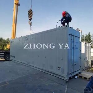 Năng lượng mặt trời Powered di động containerized swro nước biển nước biển khử Muối hệ thống RO thẩm thấu ngược nước uống nhà máy xử lý