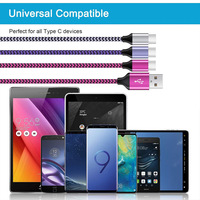 Câble de charge rapide compatible avec les appareils USB-C Type C