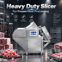 Machine industrielle de découpe de viande congelée, équipement de découpe en blocs pour l'usine de transformation de la viande de bœuf, de porc et de poulet