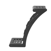 Support universel en acier pour roue de secours de voiture, marchepied de hayon, support de montage de roue de secours avec corde de fixation pour pick-up, camionnette, SUV tout-terrain