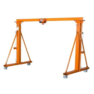 Good Quality Portable 1 Ton Capacity Telescoping Gantry Crane