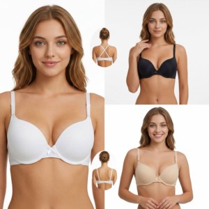 <span class=keywords><strong>Soutien</strong></span>-<span class=keywords><strong>gorge</strong></span> push-up amovible pour femme, coupe T-shirt, avec coussinets en forme de palmier, lingerie féminine - Product Image 6