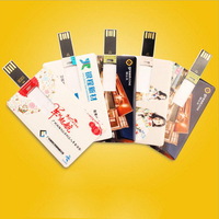 Logo Kustom Grosir Kartu Kredit Bisnis Bentuk USB Flash Disk Pen Drive