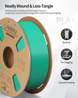 Harga Pabrik Filamen PLA Plus Vacuum Bags Ketahanan Tinggi Filamen Printer 3D PLA+ 1.75mm 1kg Impresora 3D PLA/ABS/PETG/TPU