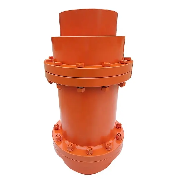 High Quality WGT Type model middle set connection Drum Shape Gear flexible shaft Coupling With Intermediate Sleeve