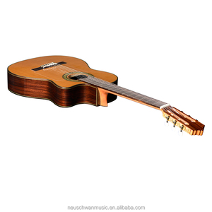 <span class=keywords><strong>Guitarra</strong></span> fina <span class=keywords><strong>de</strong></span> palisandro, instrumento <span class=keywords><strong>de</strong></span> <span class=keywords><strong>guitarra</strong></span> clásica recortada con pastilla, Flamenco Negra - Product Image 1