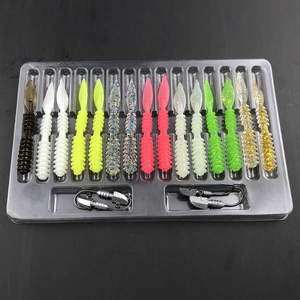 Set <span class=keywords><strong>de</strong></span> Señuelos <span class=keywords><strong>de</strong></span> Pesca <span class=keywords><strong>de</strong></span> 19 Piezas, Set <span class=keywords><strong>de</strong></span> Señuelos Blandos <span class=keywords><strong>de</strong></span> Cola Recta <span class=keywords><strong>de</strong></span> TPR, Gusanos Blandos <span class=keywords><strong>de</strong></span> Plástico para Pesca en Roca, Anzuelos Jig, Señuelos Blandos para Pesca en Roca, Set <span class=keywords><strong>de</strong></span> Cebo Blando - Product Image 5