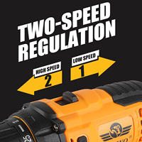 Taladro de Impacto LYUWO 20V/18V/12V con Motor sin Escobillas, 800g, Ligero, Torque Ajustable, Mandril sin Llave, Uso Industrial