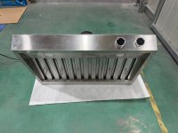 Penghisap Asap Dapur 36 Inci 900CFM, Filter Baffle, Kontrol Dial Digital, Lampu LED 3-Kecepatan, Timer Otomatis, Bahan Stainless Steel
