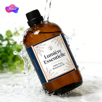 Étiquettes personnalisées imperméables en vinyle en rouleau pour emballages de bouteilles, logo personnalisé brillant, étiquettes de luxe personnalisées pour emballages cosmétiques