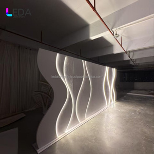 LEDA Hot Sale White Wedding <b>Stage</b> Backdrop <b>Props</b> with LED Lighting Perfect for Wedding Party Events - Product Image 3