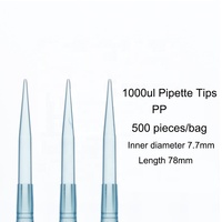 Embouts de pipette en plastique de laboratoire WEIAI 10ul 200ul 1000ul 5ml 10ml Embouts de pipette universels jaunes pour micropipettes