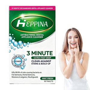 Tabletas Limpiadoras de Retenedores OEM, Limpieza Rápida en 3 Minutos para Alineadores <span class=keywords><strong>Invisalign</strong></span>, Dentaduras Postizas, Protectores Bucales, Cuidado Bucal, Marca Privada - Product Image 1