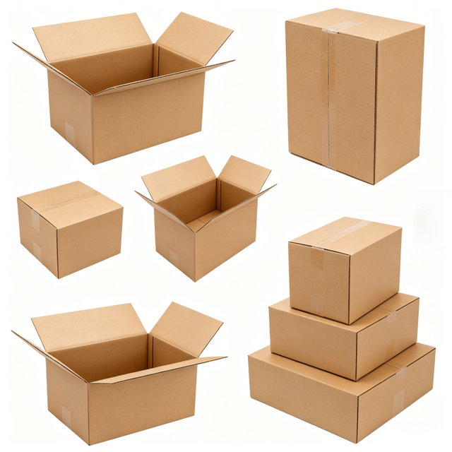 Heavy Duty 3/5 Ply Corrugated Shipping Box Custom Logo For Cargo Moving Storage Ecommerce Bulk Wholesale Supply