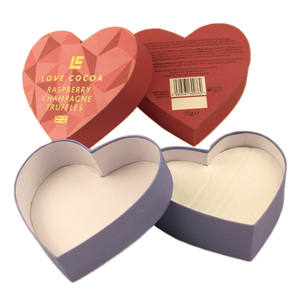 Caja de regalo de chocolate con forma de corazón vacía de caramelo de grado alimenticio con flor rosa de San Valentín romántica al por mayor para boda - Product Image 5