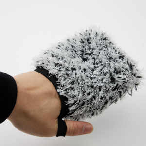 Gant de lavage de voiture en microfibre réutilisable, sans peluches, gant de nettoyage automobile, haute absorption, lavage de véhicule - Product Image 3