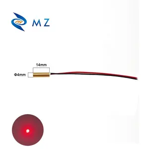 وحدة ليزر, وحدة ليزر D4mm 635nm قياسية مدمجة صغيرة D4mm 0.5mw 1mw 5mw ريد دوت ليزر وحدة PMMA عدسة من الفئة I ~ الفئة IIIA الصناعية