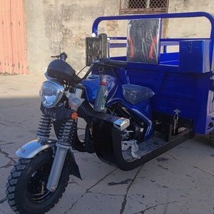EEC Certified 350CC 2 Axle 9-Wheel Motorized Tipper Cargo Tricycle Open Body Motorcycle Petrol 250CC Water Cooled Passengers - Product Image 2