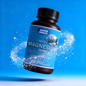 OEM 300mg magnezyum kompleks vitaminleri ve glisinat Malate sitrat ile <span class=keywords><strong>mineral</strong></span> takviyesi - Product Image 3