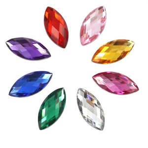 Vente en gros usine de pierres de cristal en verre de haute qualité pour la décoration d'ongles à dos plat, pour le nail art et les gemmes DIY - Product Image 5