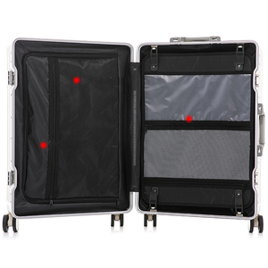 Dropping Multifunctional Large Capacity Suitcase <strong>Pull</strong> Rod Box Female Aluminum Frame Travel Box Charging and Cup Holder Luggage - Product Image 3
