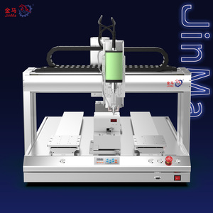 ماكينة تثبيت البراغي الصناعية الأوتوماتيكية المزدوجة من JINMA مع محرك وتروس لقفل سريع وتوفير الجهد - Product Image 3