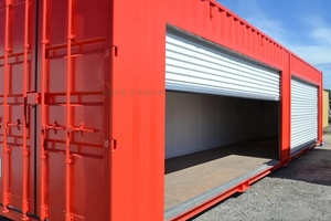 Porte de stockage commerciale enroulable anti-ouragan, résistante aux vents, en tôle, pour mini-entrepôt - Product Image 6