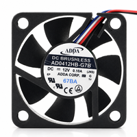 Ventilateur de refroidissement axial ADDA DC 12V 0.10A AD0412HB-G7B 4010 40X40X10MM 4CM à quatre fils avec contrôleur de vitesse PWM pour équipement de serveur et de réseau