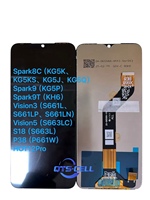 Écran HD+ TFT 2.5D In-cell pour TECNO Hot10 Spark6 Hot10I, Garantie 3 Ans, Compatible avec les Modèles X682/X658/X688, Neuf