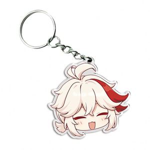 Nuevo Llavero de Acrílico Personalizado con Figura de <span class=keywords><strong>Anime</strong></span> Demon Slayer, Tarjetas Divertidas de Demon Slayer, Llaveros de Acrílico al por Mayor - Product Image 4
