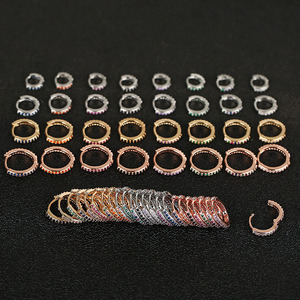 DAIHE – petites boucles <span class=keywords><strong>d</strong></span>'oreilles personnalisables en <span class=keywords><strong>argent</strong></span> 925 et diamant, bijoux de mode, manchette <span class=keywords><strong>d</strong></span>'<span class=keywords><strong>oreille</strong></span> - Product Image 3