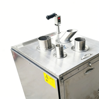 Hoog efficiënte commerciële roestvrijstalen fruit- en groentesnijmachine voor plantain, banaan, cassave, aardappelchips en ananas
