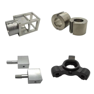 Servicio de Mecanizado CNC de Alta Precisión de 4 y 5 Ejes, Base de Aluminio Anodizado Negro, Piezas de Calidad OEM - Product Image 1