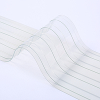 Nouvelles bandes de plastique flexibles antiadhésives pas de rideau hawaïen en feuille de pvc stratifiée