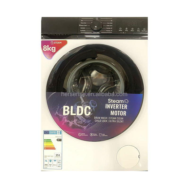 เครื่องซักผ้าสีขาว 8 กก