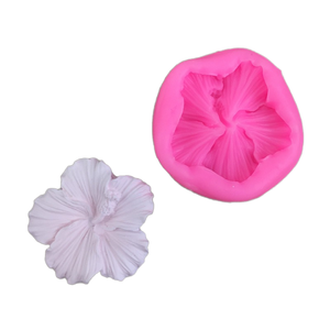 Molde de Silicona Líquida para Decoración de Pasteles con Forma de Flor de Hibisco de Cinco Pétalos, Ecológico, de la Marca INTODIY, para Fondant, Chocolate y Arcilla - Product Image 1