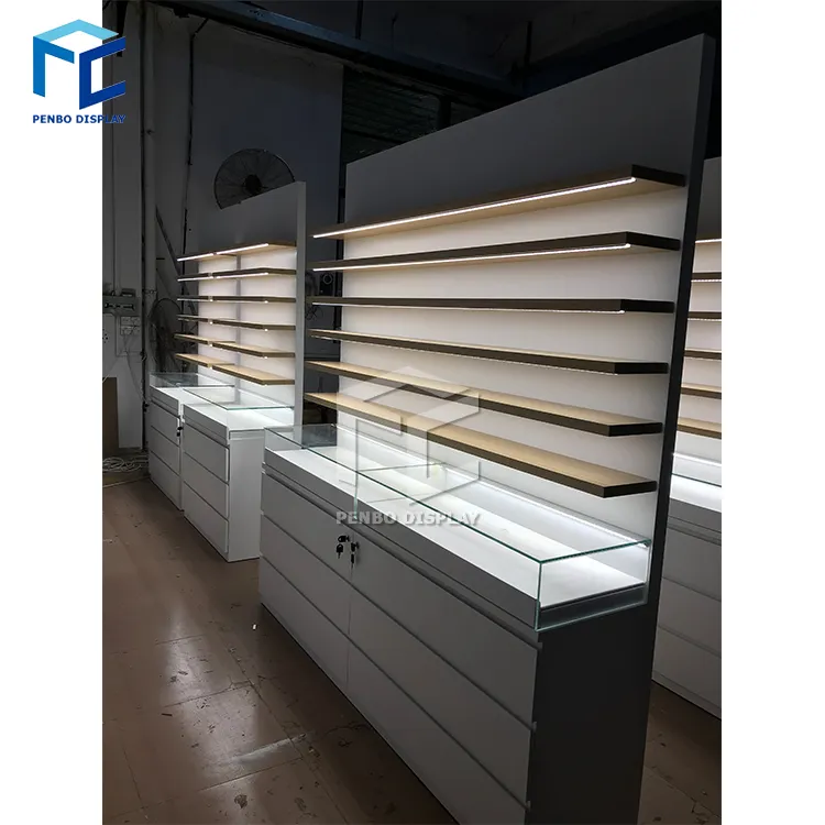 Modern Store Showcases for Optical Store with Display Rack Shop Design Optical Store Showcase Display Cabinets