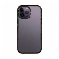 TPU TPE PC impact coque de téléphone pour iPhone 14 15 pro max noir côté avec étui transparent pour caméra logo personnalisé étui de téléphone portable