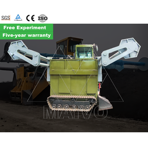 Wine Lees Machine Compost Ai-Controlled Turner Déchets Compostage Machine Paillage Organique Turner - Product Image 6