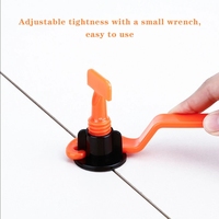 Outils de système de nivellement de carreaux réutilisables Le niveleur à aiguille en acier est utilisé pour le nivellement des carreaux et des joints.
