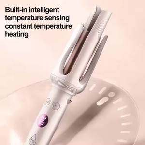 Rizador de pelo giratorio automático profesional portátil Pantalla de temperatura LCD PTC <span class=keywords><strong>Rizos</strong></span> de hierro giratorios de cerámica múltiple para uso doméstico - Product Image 3