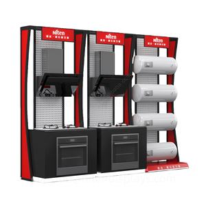 Heavy Duty Metal Appliance Display Floor <b>Stands</b> And Racks for Air Conditioner Kitchen Hood Dishwasher Showroom Retail Store - Product Image 2