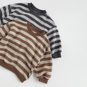 <span class=keywords><strong>Pull</strong></span> d'hiver pour garçons en gros, <span class=keywords><strong>pull</strong></span> rayé rétro pour enfants, vêtements, faible MOQ, hauts chauds pour filles et garçons d'hiver - Product Image 4