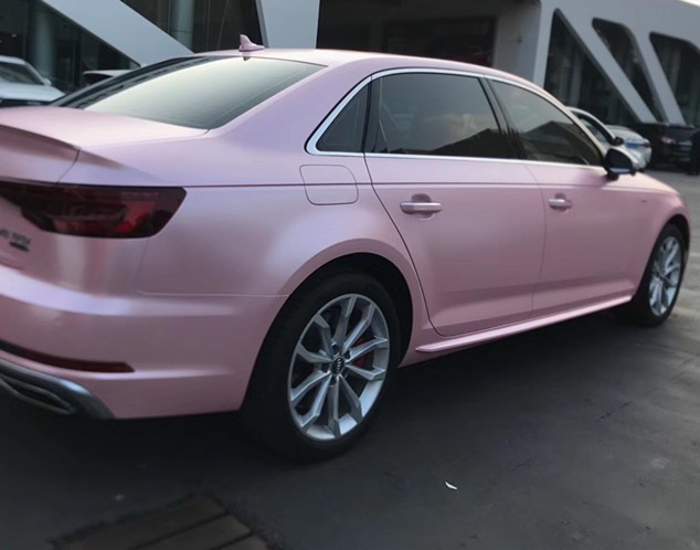 パールメタルさくらピンクカーラップビニールキャンディーカーラップ