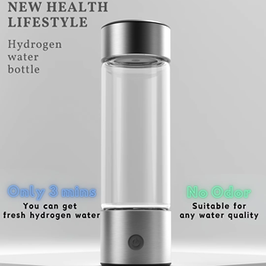 Botella de Agua Rica en Hidrógeno PEM/SPE de Gran Capacidad 460 ml Plateada, de Bajo <span class=keywords><strong>Precio</strong></span> MOQ, para Oficina, Viajes y Exterior - Product Image 5