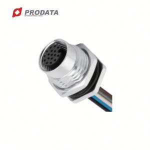 M12 Female Cable Waterproof 17Pin Straight Code for Automobile Use - Product Image 2