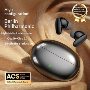 Écouteurs sans fil Bluetooth compatibles, mini, confortables à porter, qualité sonore HiFi avec basses profondes - Product Image 3