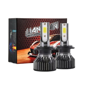 Faro a led h4 di alta qualità v6 <span class=keywords><strong>f2</strong></span> luce a led per auto 12V 48W 9005 H4 H7 fari a led per auto per auto - Product Image 1