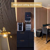 Panneaux acoustiques à lattes de bois akupanel personnalisé panneau acoustique pour diffuseur de son en ardoise panneau mural acoustique pour animaux de compagnie